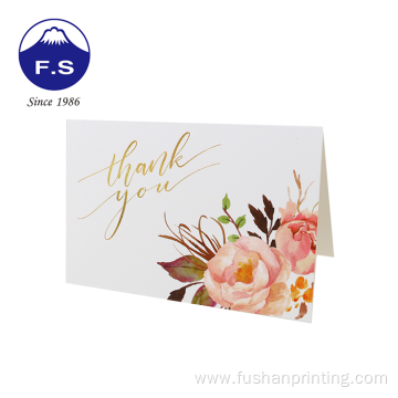 Design printing thank you card custom with box